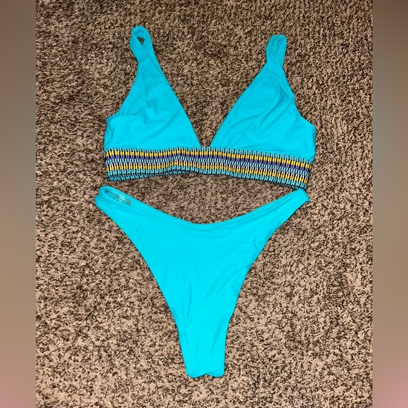 Turquoise Swimsuit - Picture 6 of 8